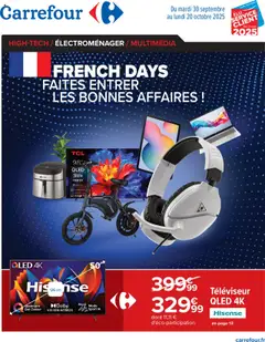 Aperçu Carrefour catalogue french days faites entrer les bonnes affaires ! valable à partir du 30/09/2025