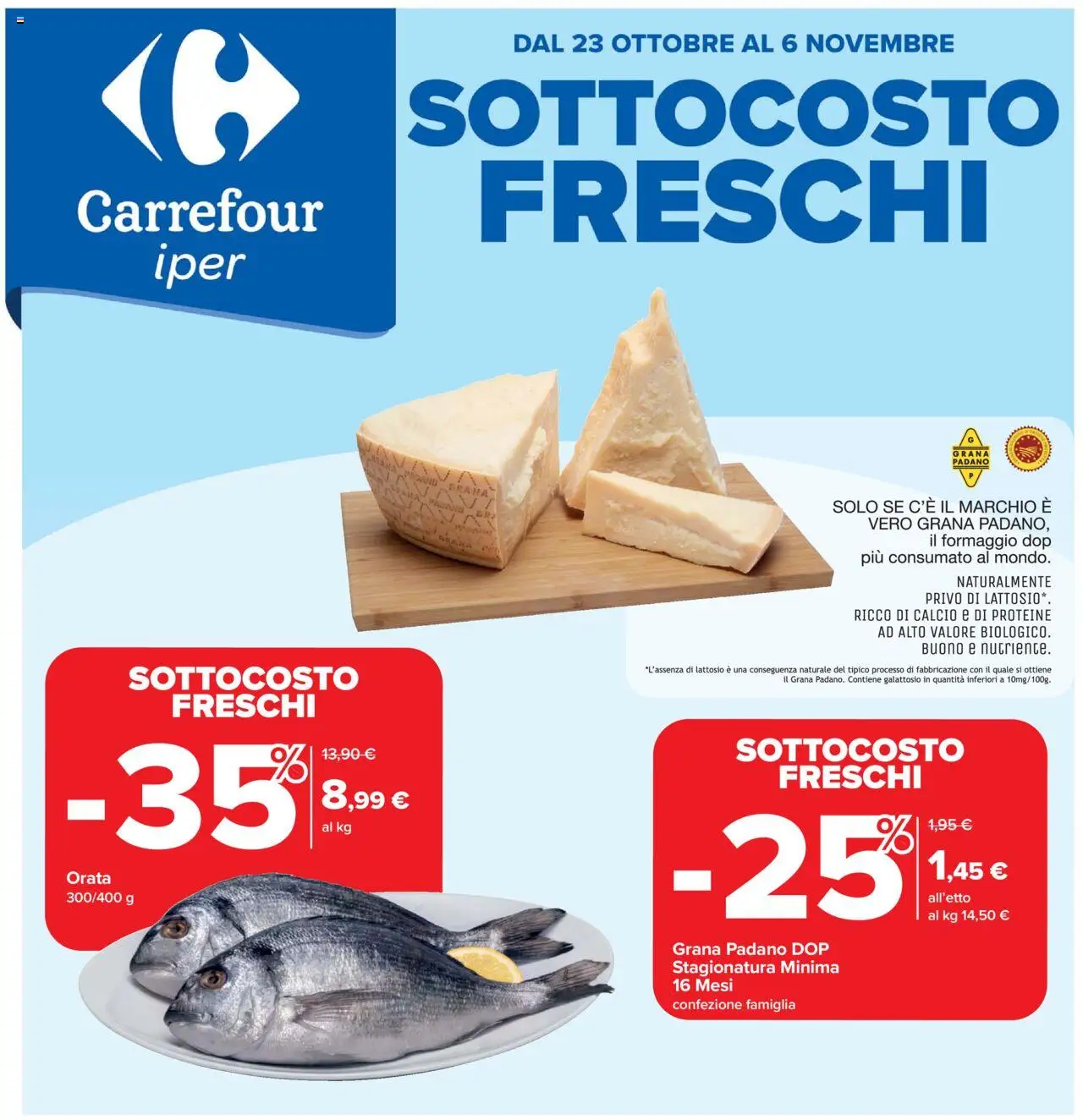 Volantino Carrefour	 - pagina 1 - valido dal 23/10/2025