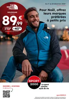 Aperçu Sport 2000 catalogue Noël valable à partir du 01/12/2025