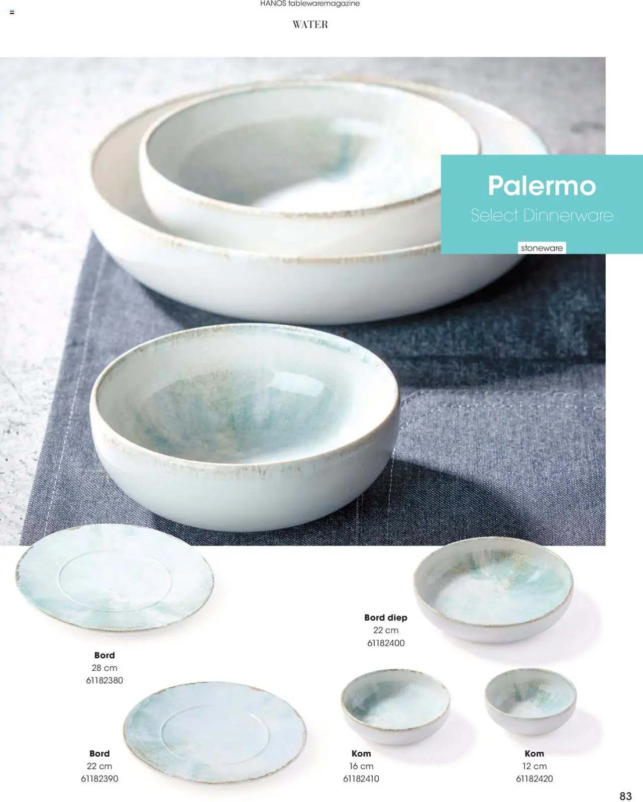 Hanos - Tableware magazine 2025-2026 - page 83- valid from 01-09-2025