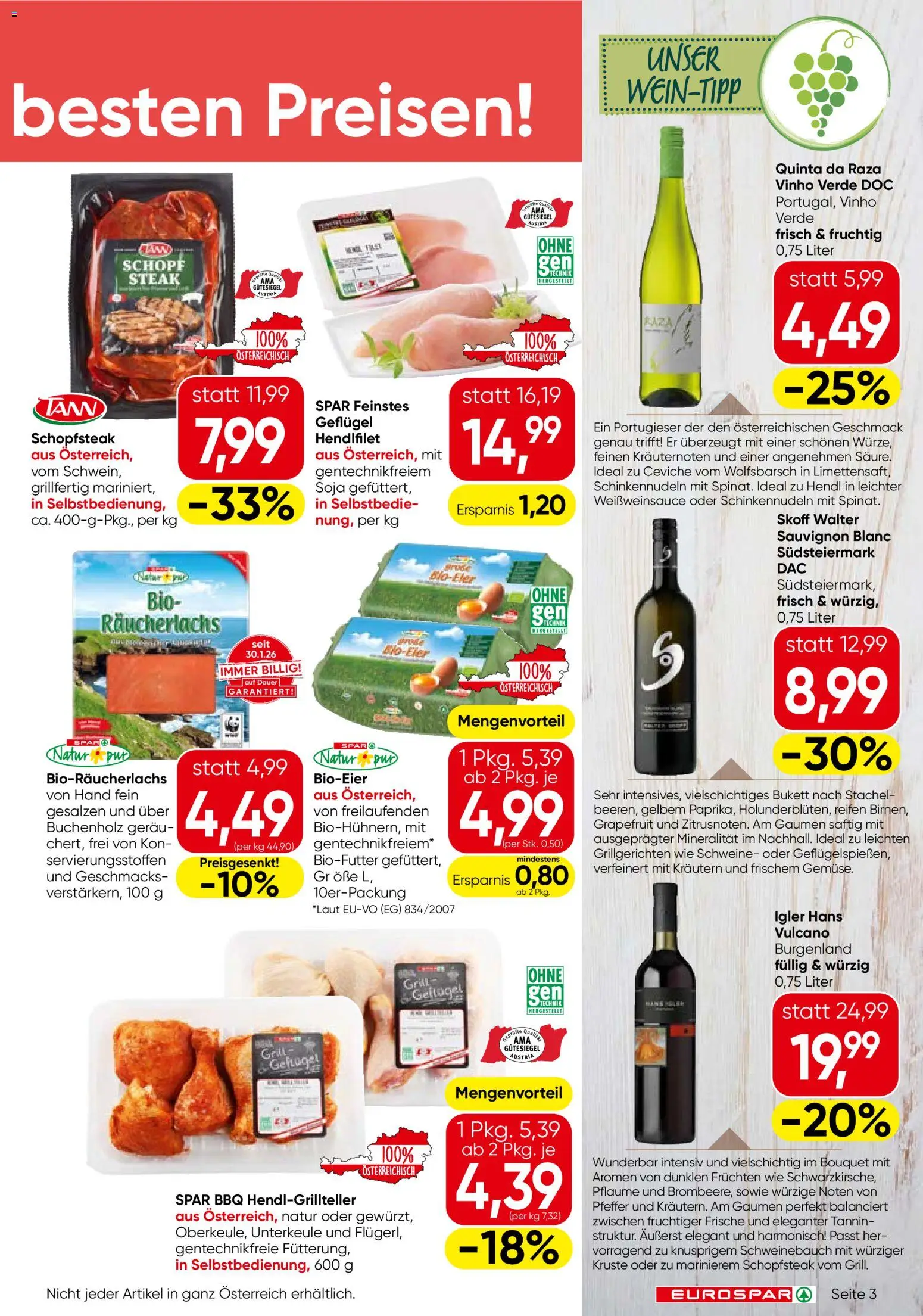 Eurospar Flugblatt - page 3- valid from 09.04.2026