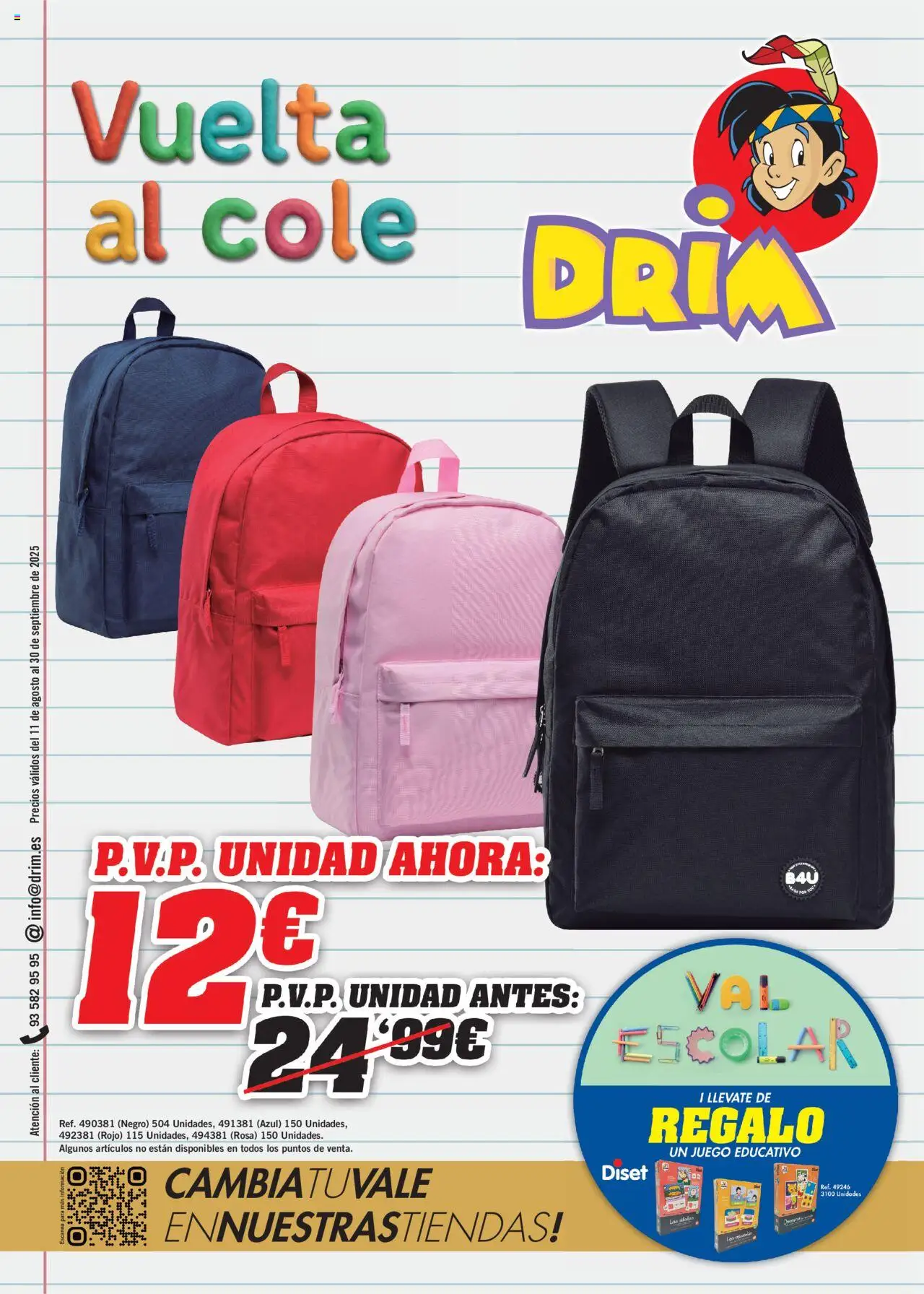 Drim folleto - Página de 1 - Válido desde 11/08/2025