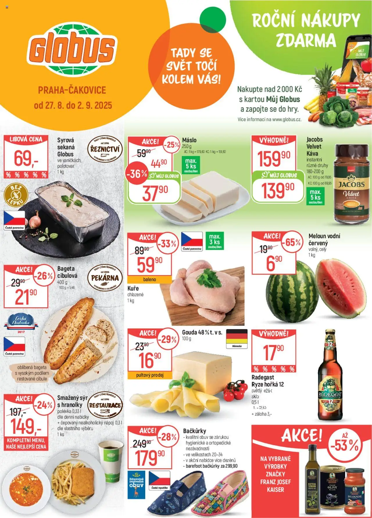 Globus leták - strana 1- platný od 27.08.2025