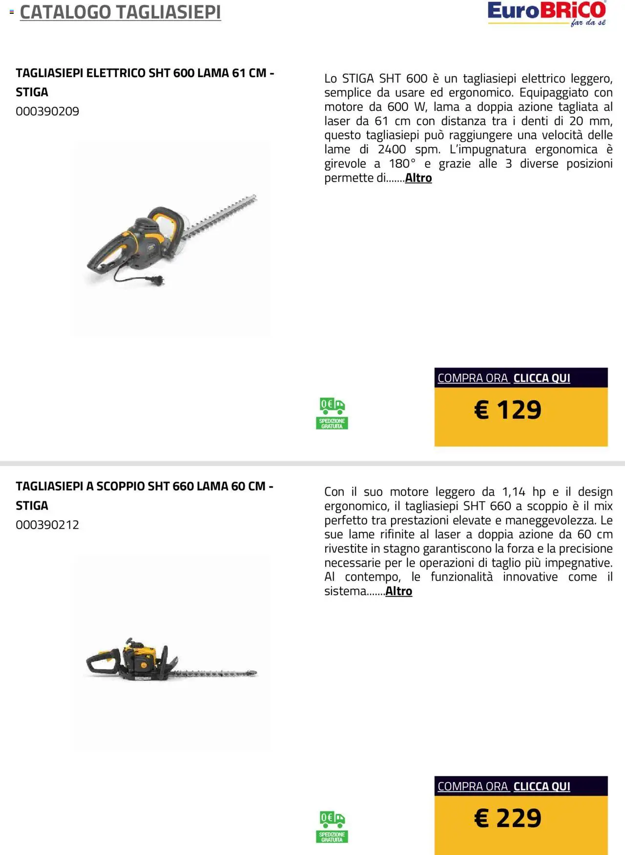 Eurobrico Tagliasiepi catalogo - pagina 9 - valido dal 23/07/2025