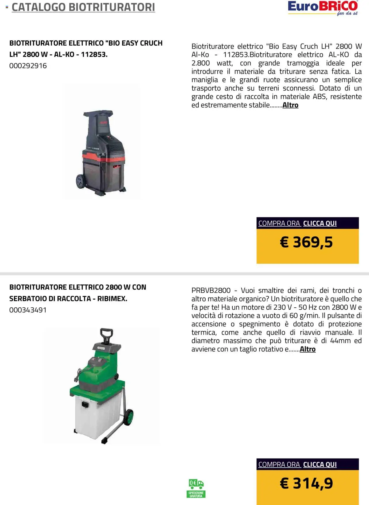 Eurobrico Biotrituratori catalogo - pagina 3 - valido dal 23/07/2025