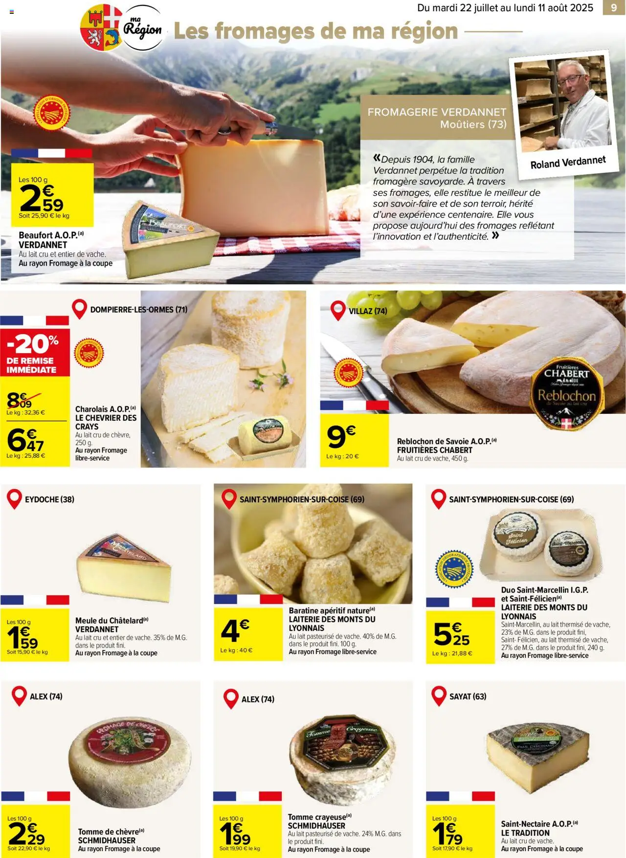 Carrefour le meilleur de ma région - page 9 - valable à partir du 22/07/2025