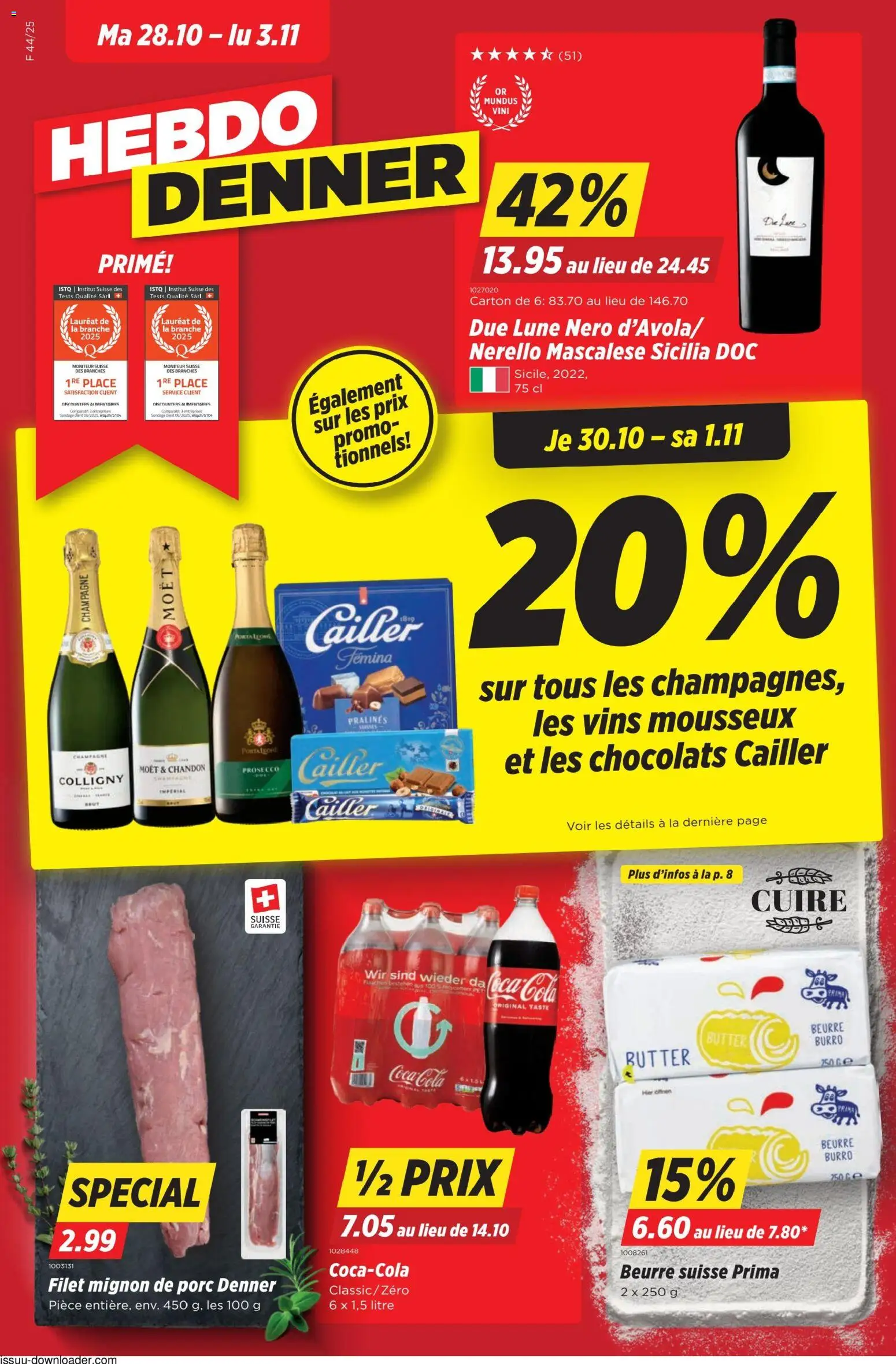 Denner Aktionen FR - Seite 1- gültig ab 28.10.2025