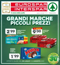 Anteprima Volantino Interspar	 valida dal 28/07/2025