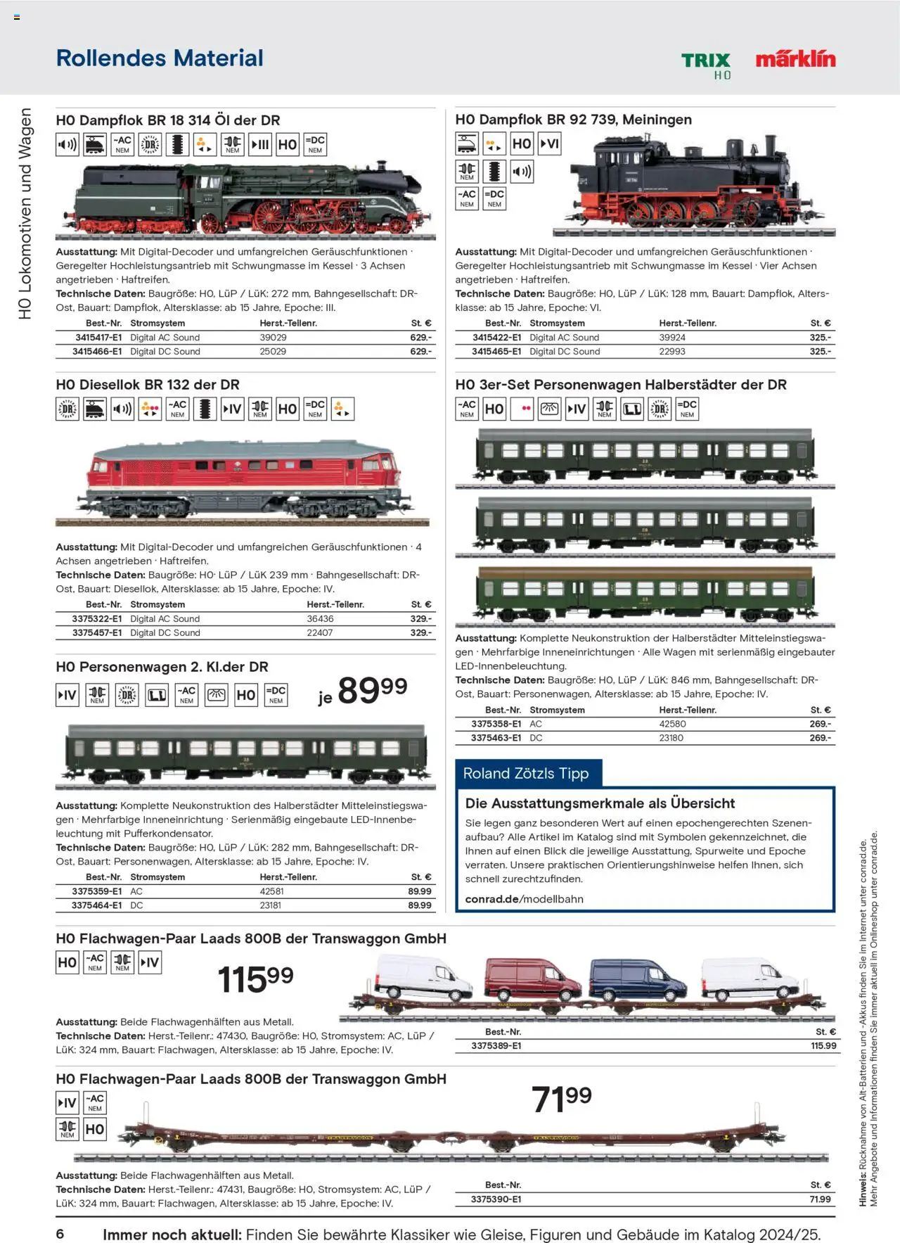 Conrad  Modellbahn Katalog - Seite 8 - gültig ab 25.08.2025