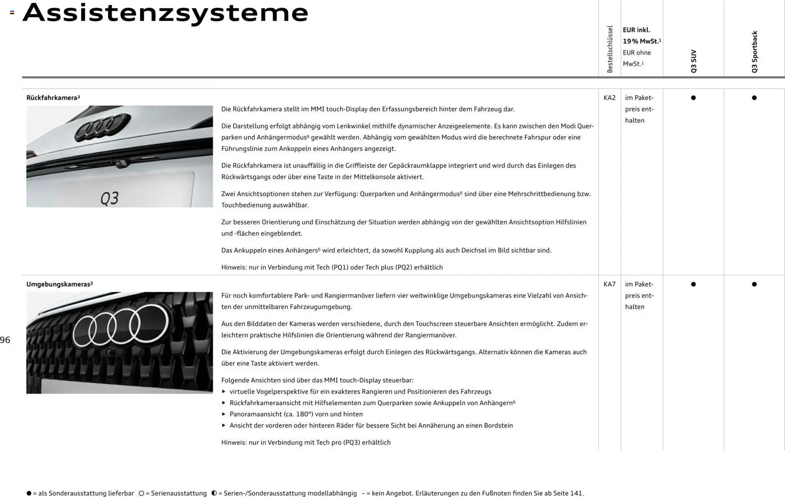 Audi Q3 - Seite 96 - gültig ab 29.01.2026