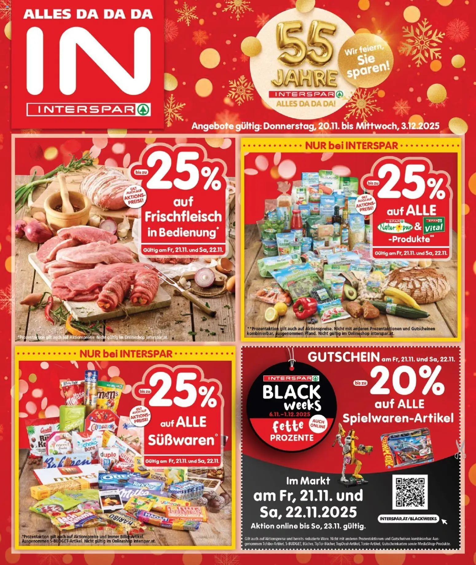 Interspar Flugblatt - Burgenland - Seite 1- gültig ab 20.11.2025