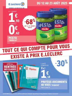 Aperçu E.Leclerc catalogue semaine 34 valable à partir du 12/08/2025