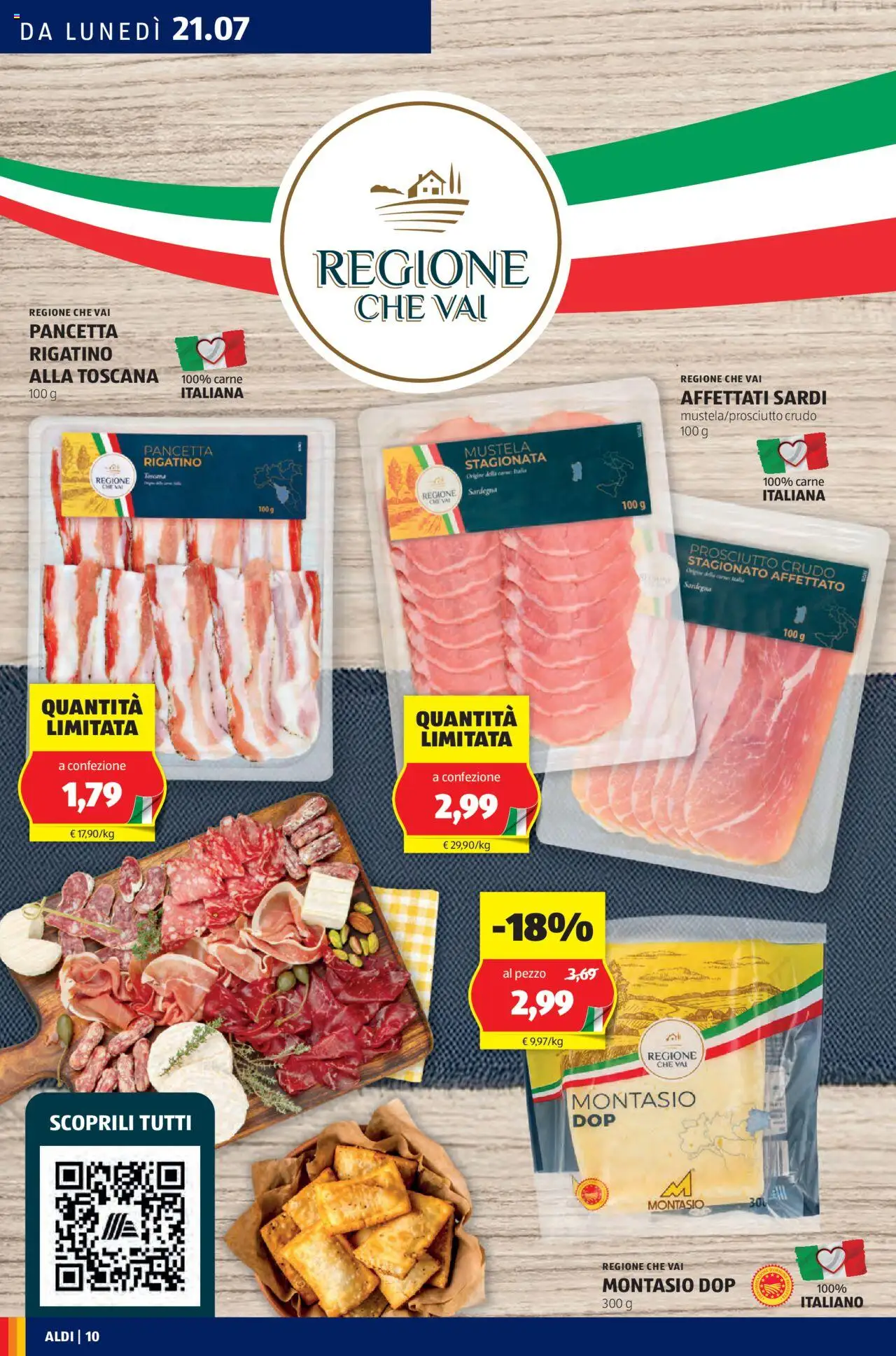 Volantino Aldi	 - pagina 10 - valido dal 21/07/2025