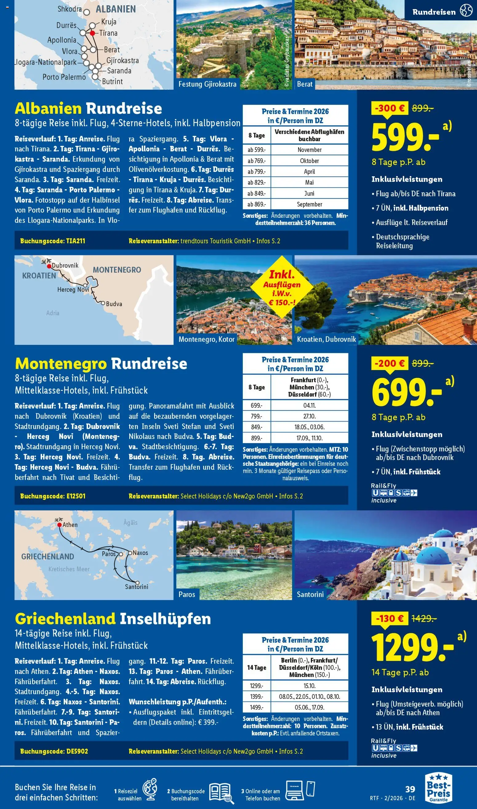 Lidl Reisen Prospekt 	 - Seite 39 - gültig ab 14.02.2026