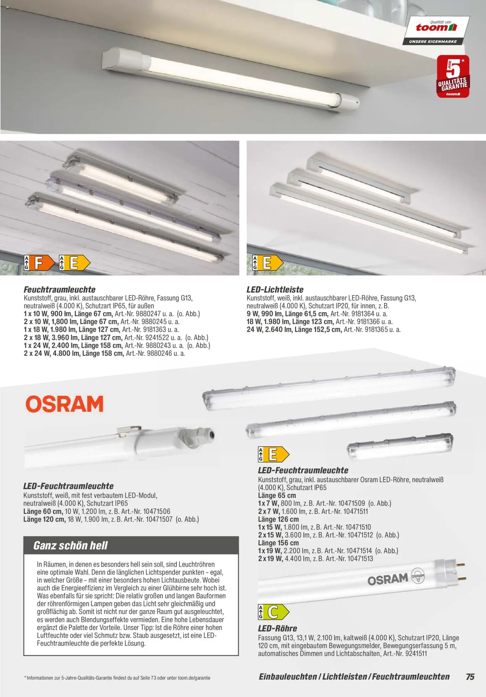 Toom Baumarkt  Wohnen & Haushalt 2026 - Seite 75 - gültig ab 01.01.2026