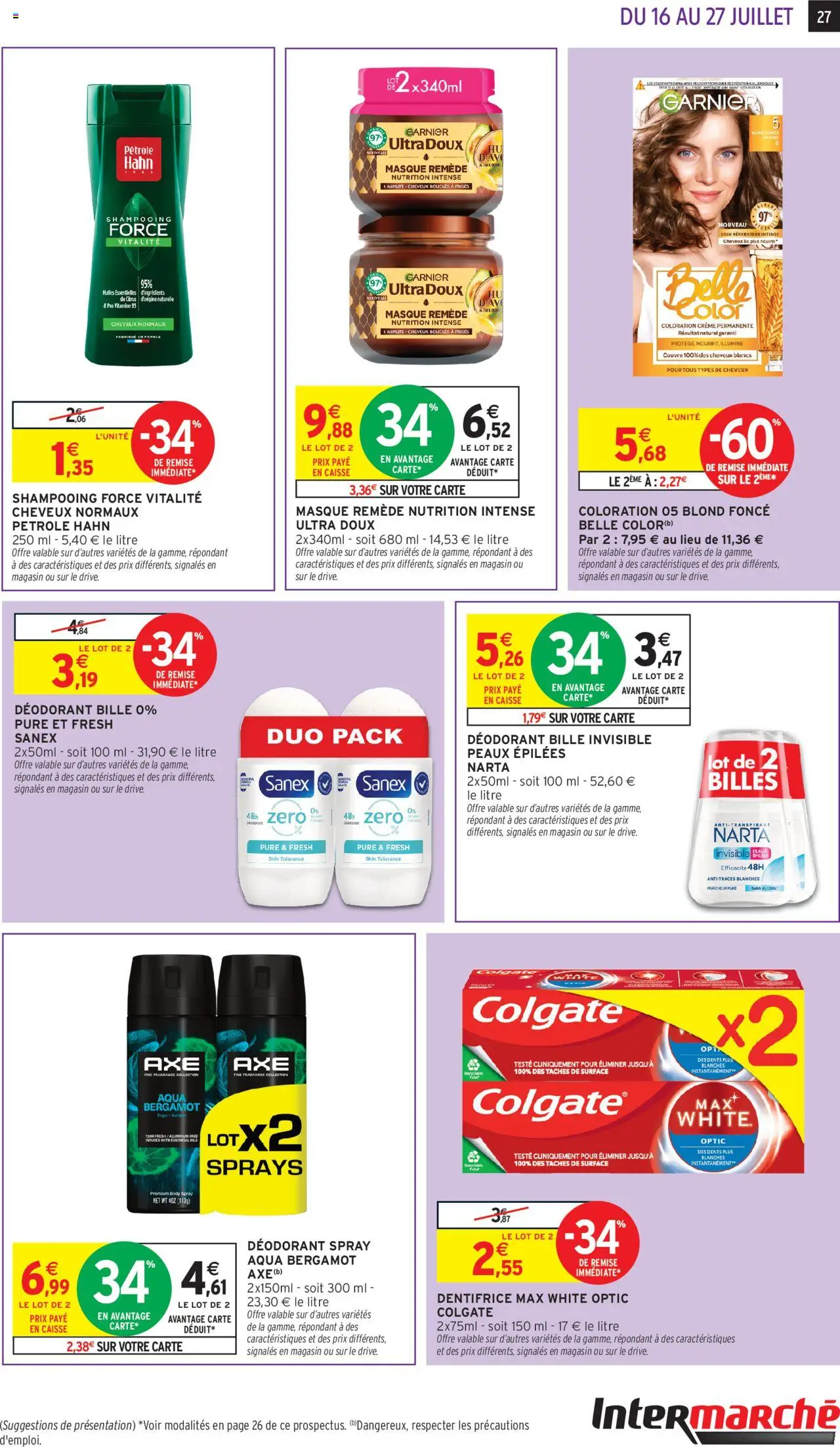 Intermarché 2+1 offert sur une sélection de produits - page 28 - valable à partir du 16/07/2025