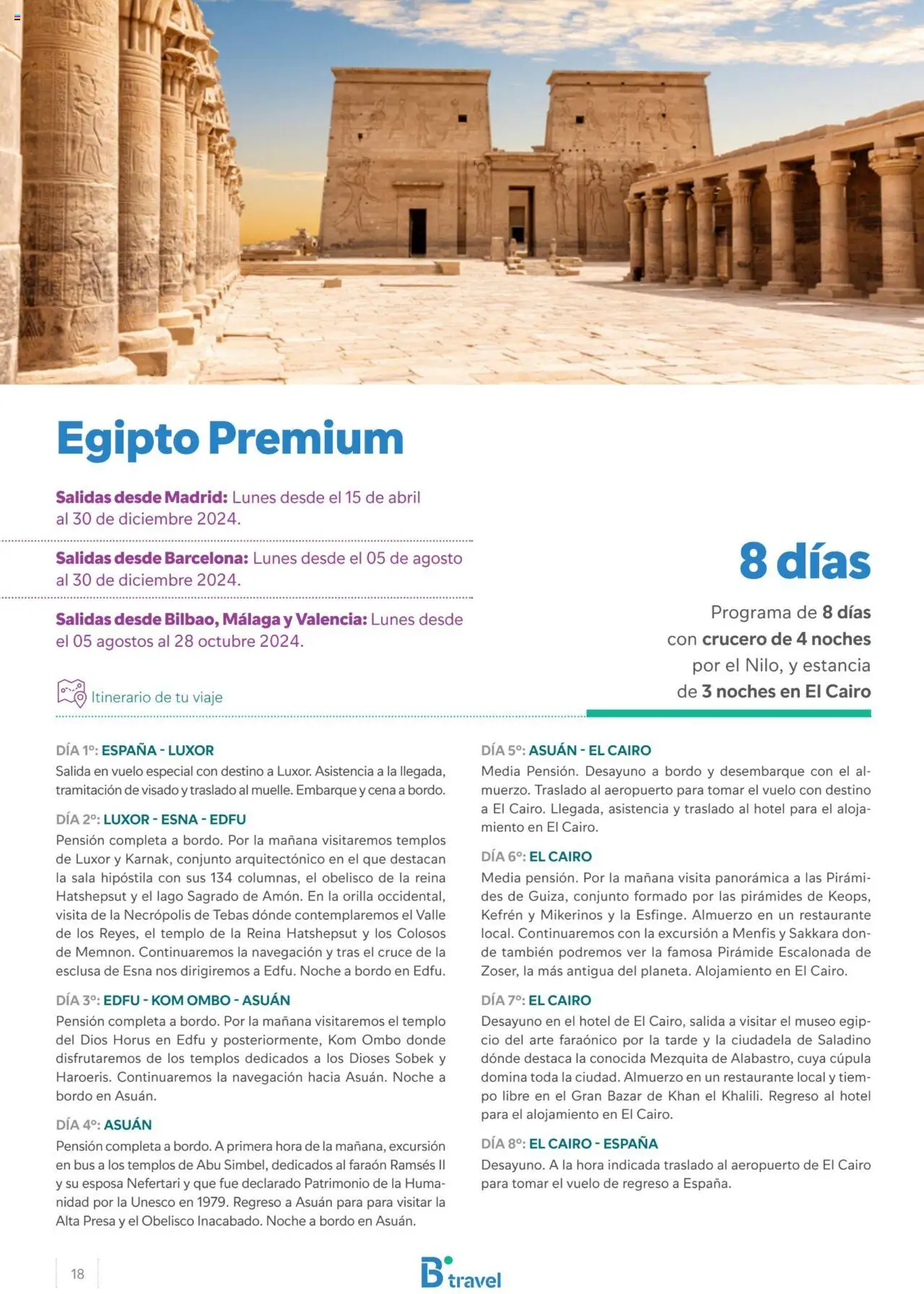 B the travel brand Egipto - Página de 18 - Válido desde 15/04/2024