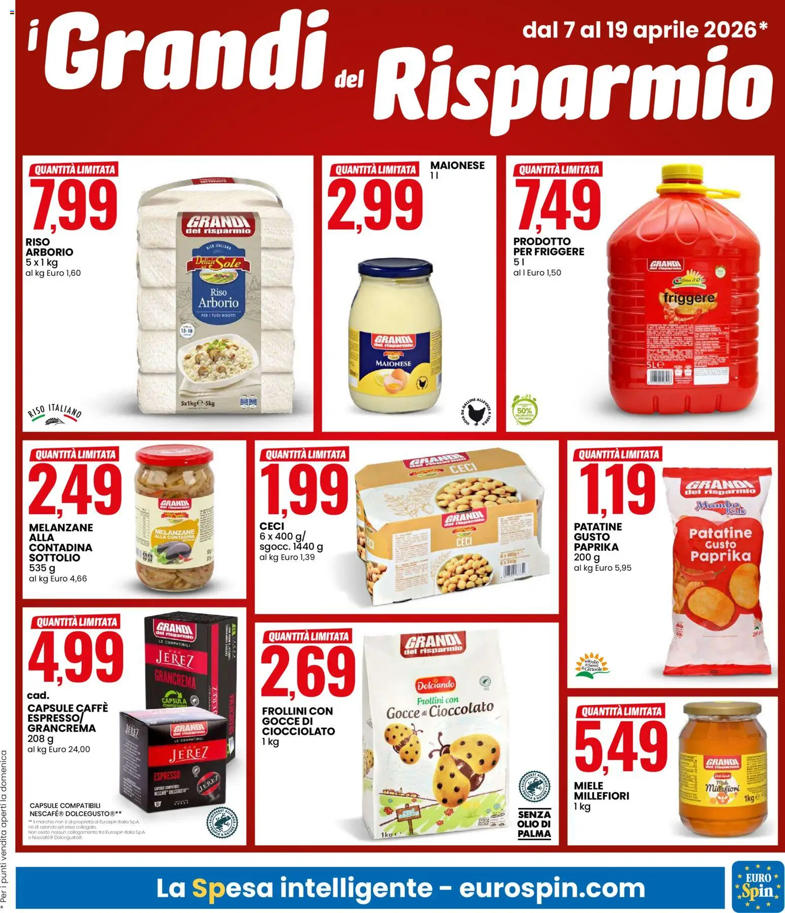 Eurospin volantino - pagina 3 - valido dal 07/04/2026