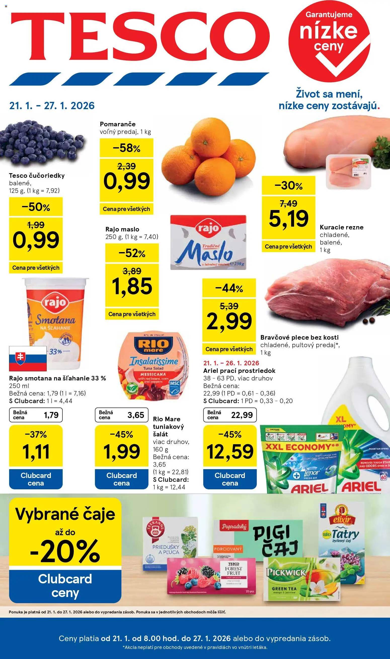 Tesco Hypermarket - leták - strana 1- platný od 21.01.2026