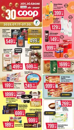 Előnézet COOP Akciós újság érvényes 2025.07.17.-tól