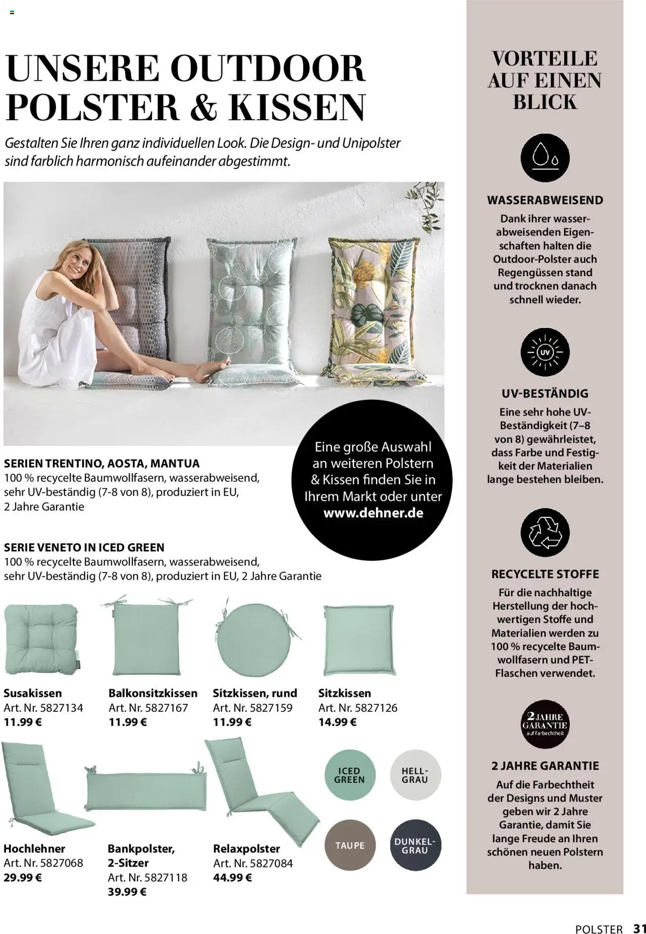 Dehner  Gartenmöbel Trends 2025 - Seite 31 - gültig ab 20.01.2025