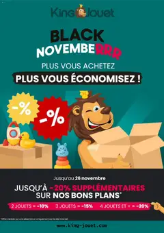 Aperçu King Jouet Black Friday valable à partir du 12/11/2025