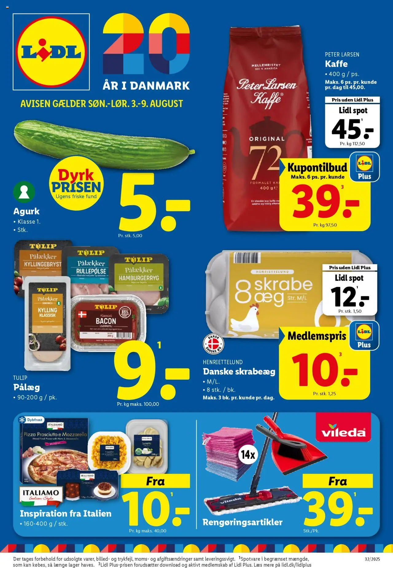 Lidl - Tilbudsavis - side 1- gyldig fra 03/08/2025