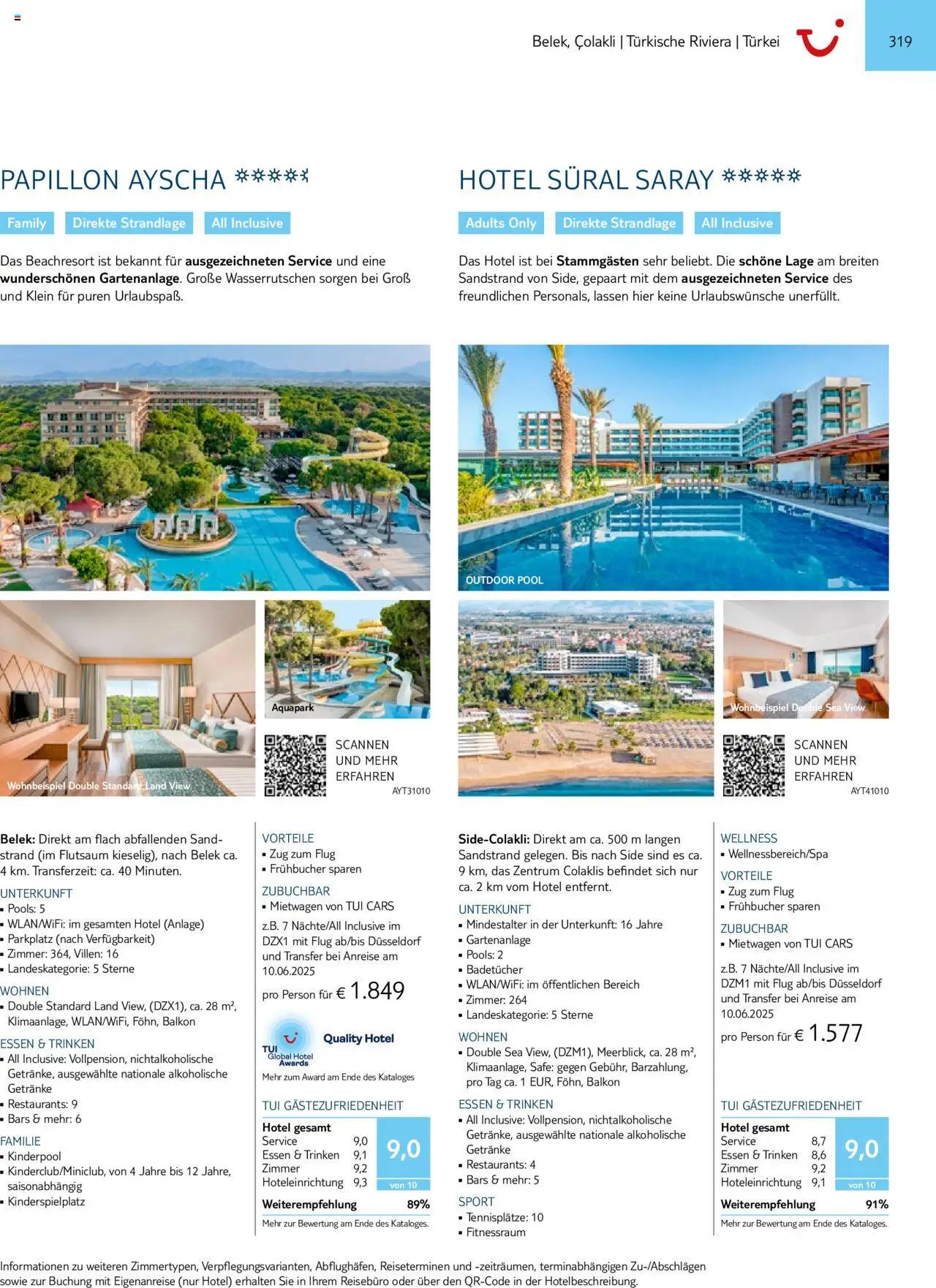 TUI  Südeuropa & Nordafrika 2025/26 - Seite 319 - gültig ab 01.01.2025