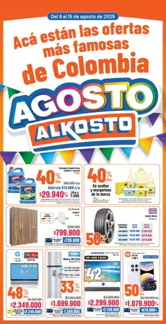Vista previa del folleto Alkosto folleto válido desde 09/08/2025