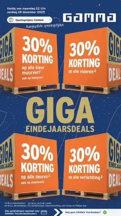 GAMMA - Folder geldig vanaf 22-12-2025