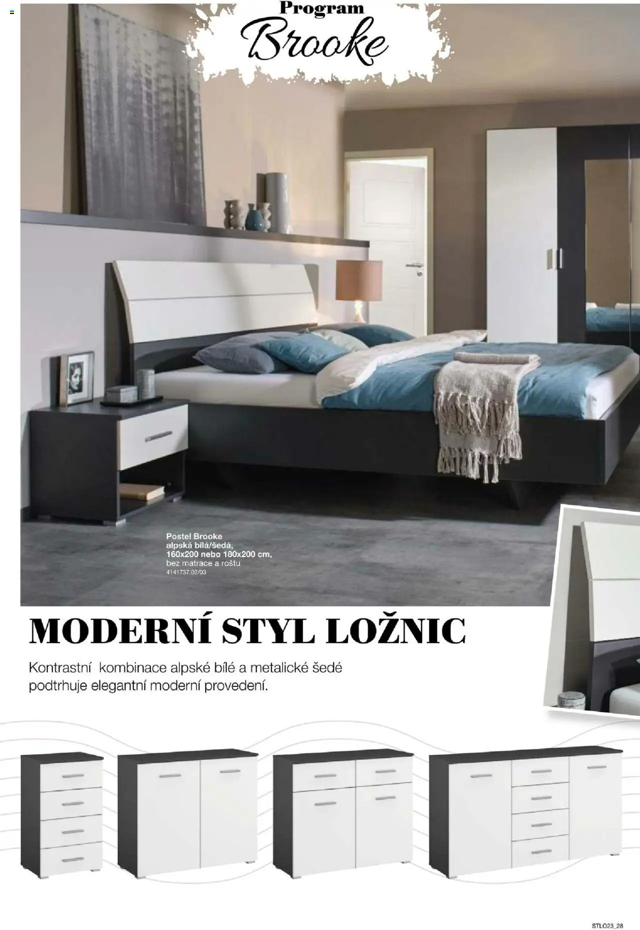 Sconto nábytek katalog - Ložnice - strana 28- platný od 01.01.2025