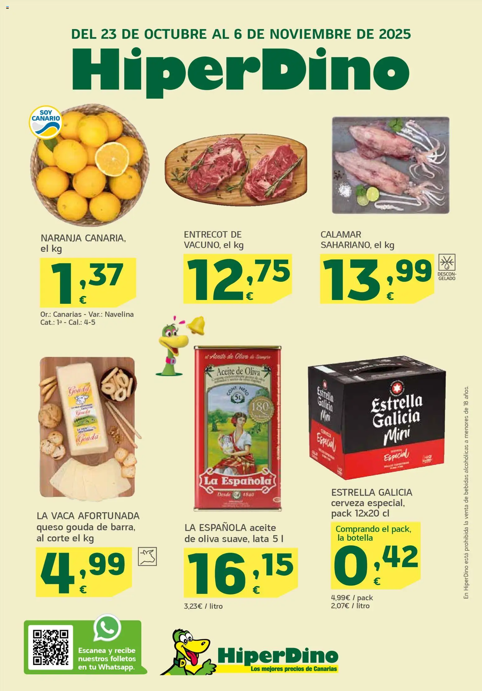 HiperDino folleto - Página de 1 - Válido desde 23/10/2025