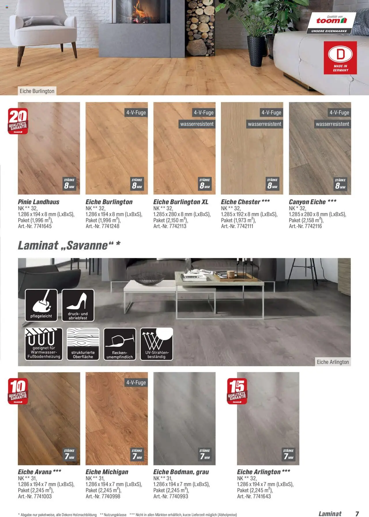 Toom Baumarkt Bodenbeläge & Zubehör 2025 - Seite 7 - gültig ab 21.08.2025
