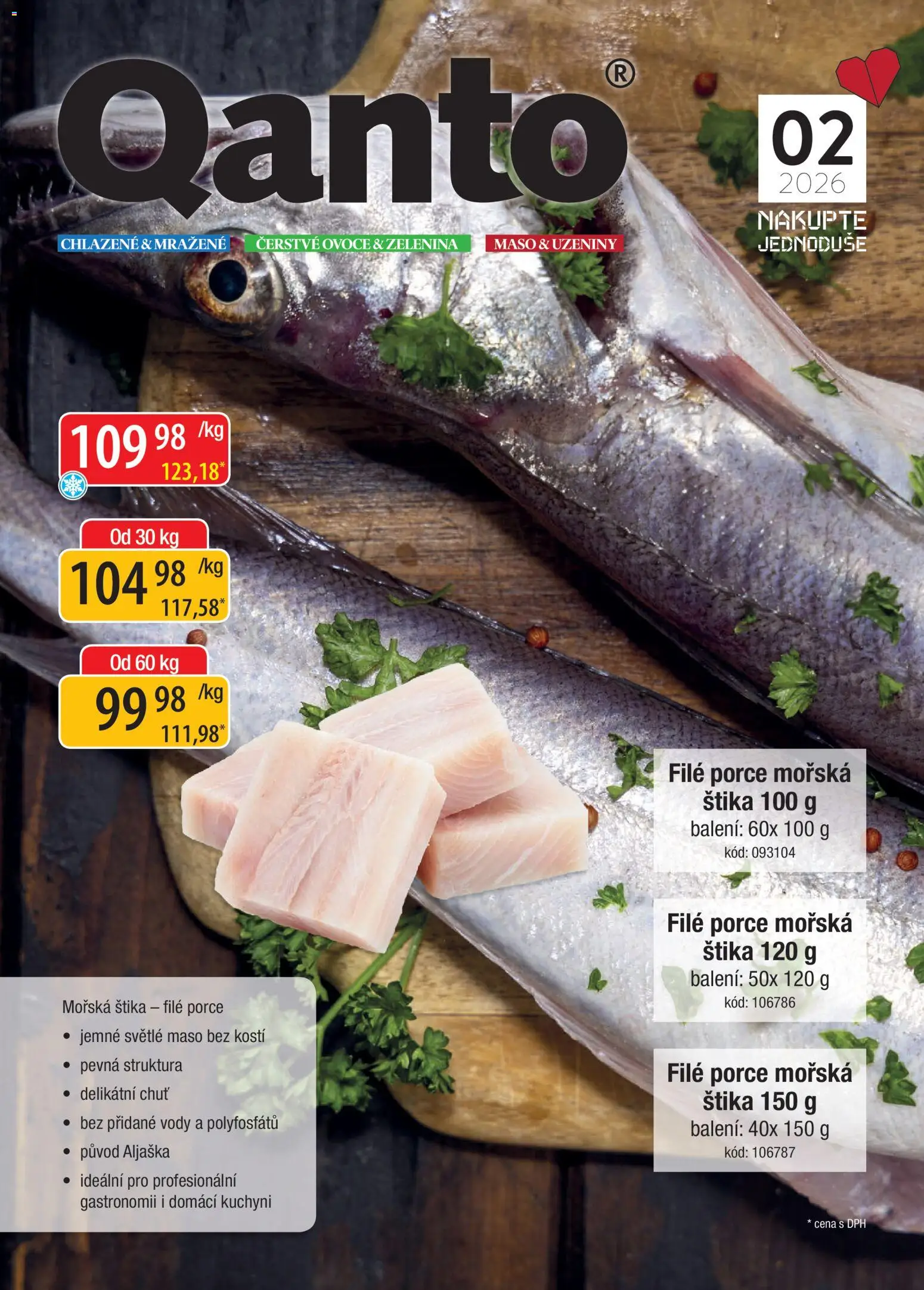 Astur & Qanto leták - Velkoobchod fresh 02/2026 - strana 1- platný od 01.02.2026