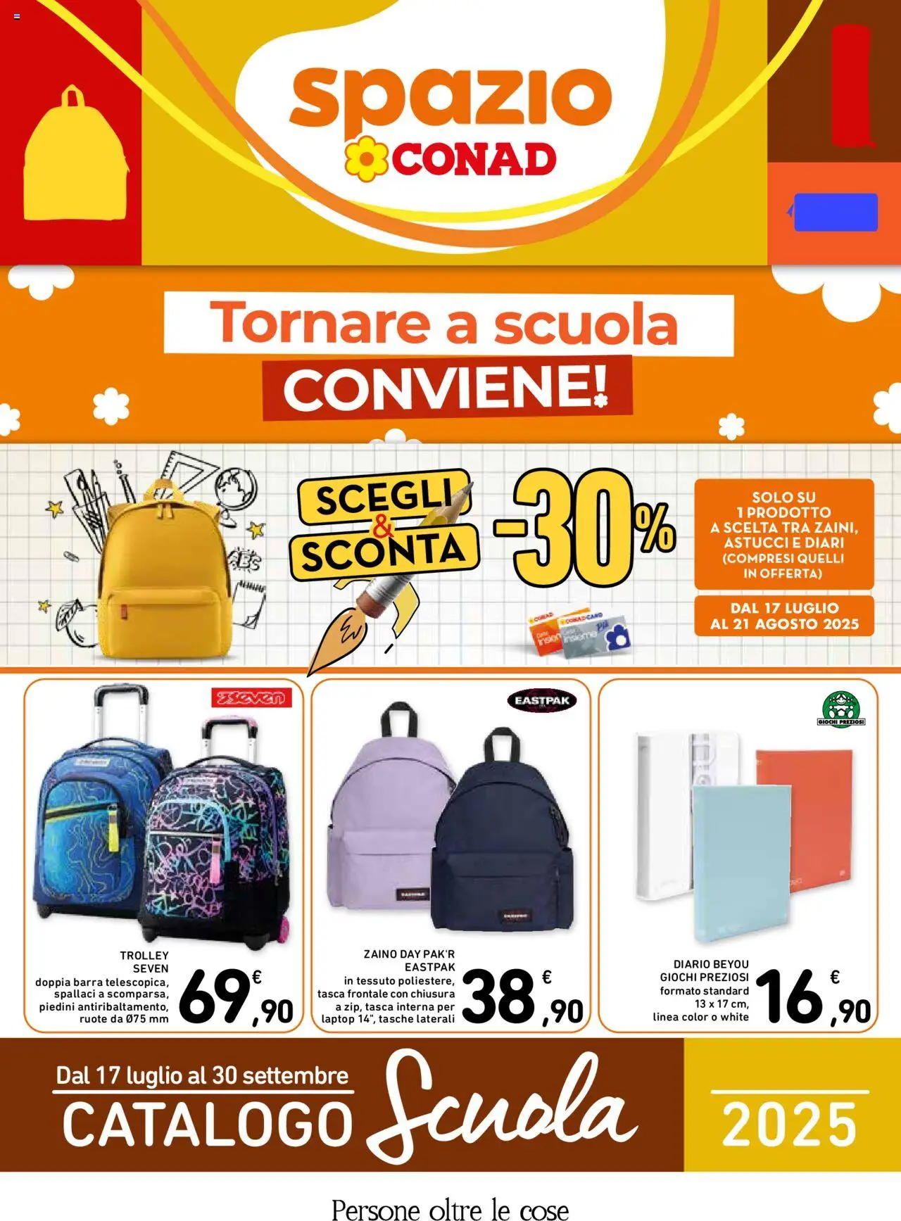 Spazio Conad Scuola catalogo - pagina 1 - valido dal 17/07/2025