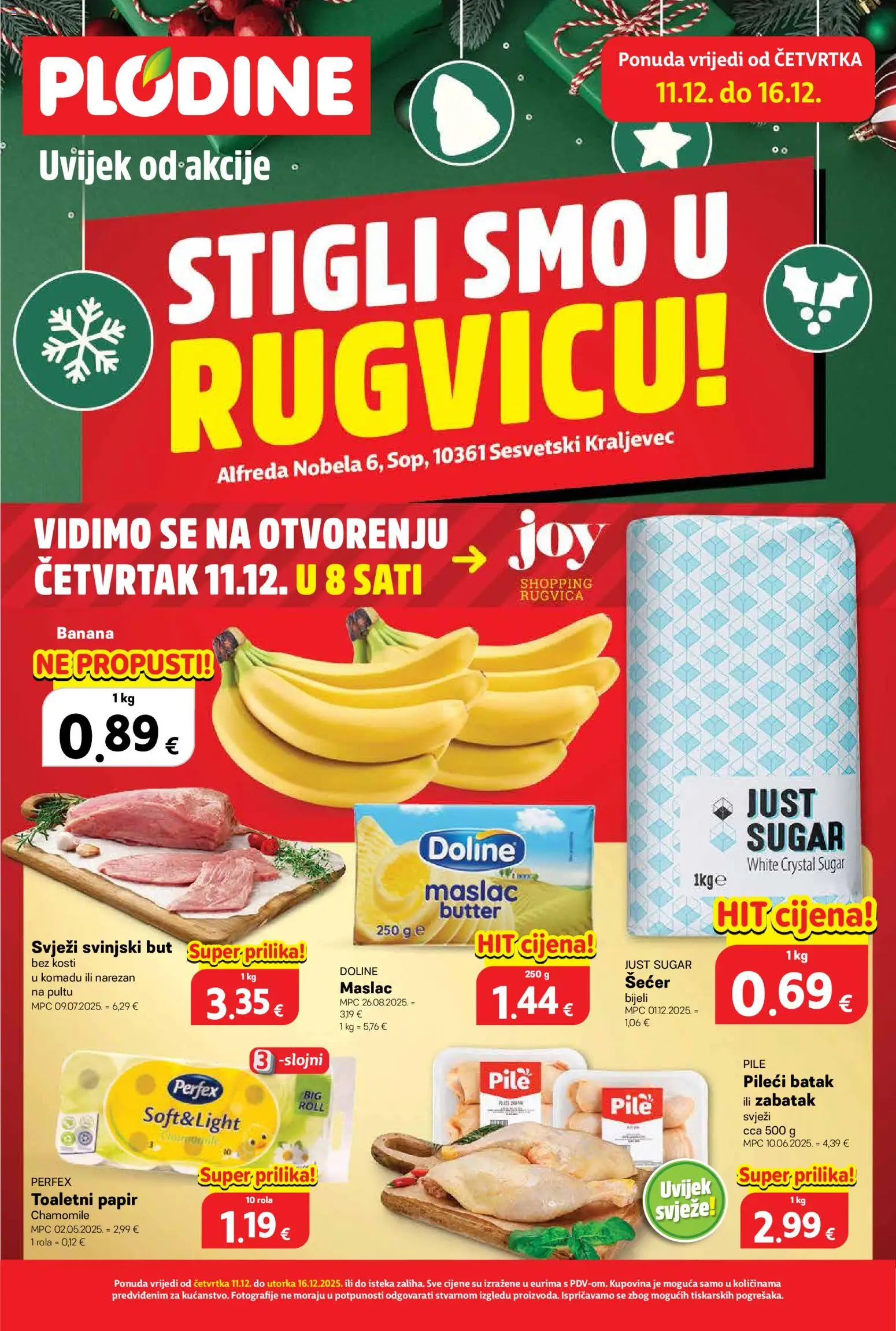 Plodine - Stihli smu u Rugvicu!  - stranica 1- važeći od 11.12.2025