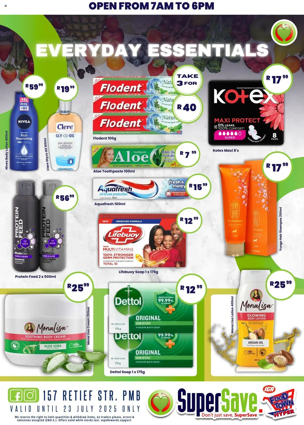 Super Save Specials - page 48- valid from 18/07/2025
