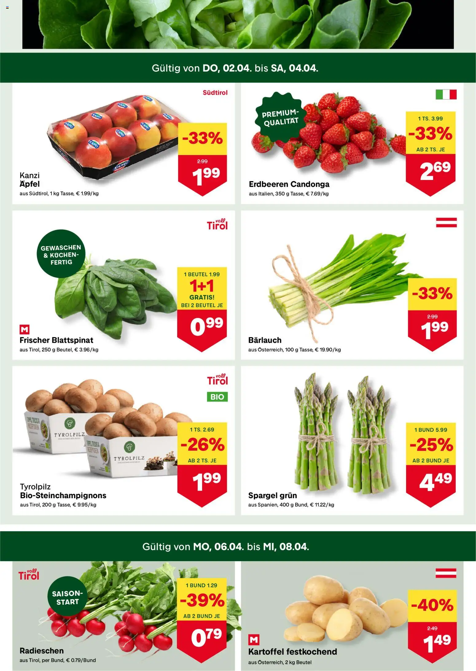 MPREIS Flugblatt - page 2- valid from 02.04.2026