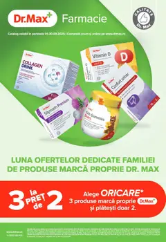 Dr.Max catalog - Private label valabil de la 01.09.2025