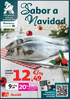 Vista previa del folleto Alcampo - Sabor a Navidad válido desde 11/12/2025