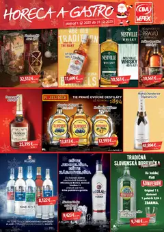 CBA Verex leták platný od 01.12.2025