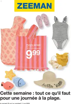 Aperçu Zeeman catalogue Printemps valable à partir du 25/04/2026