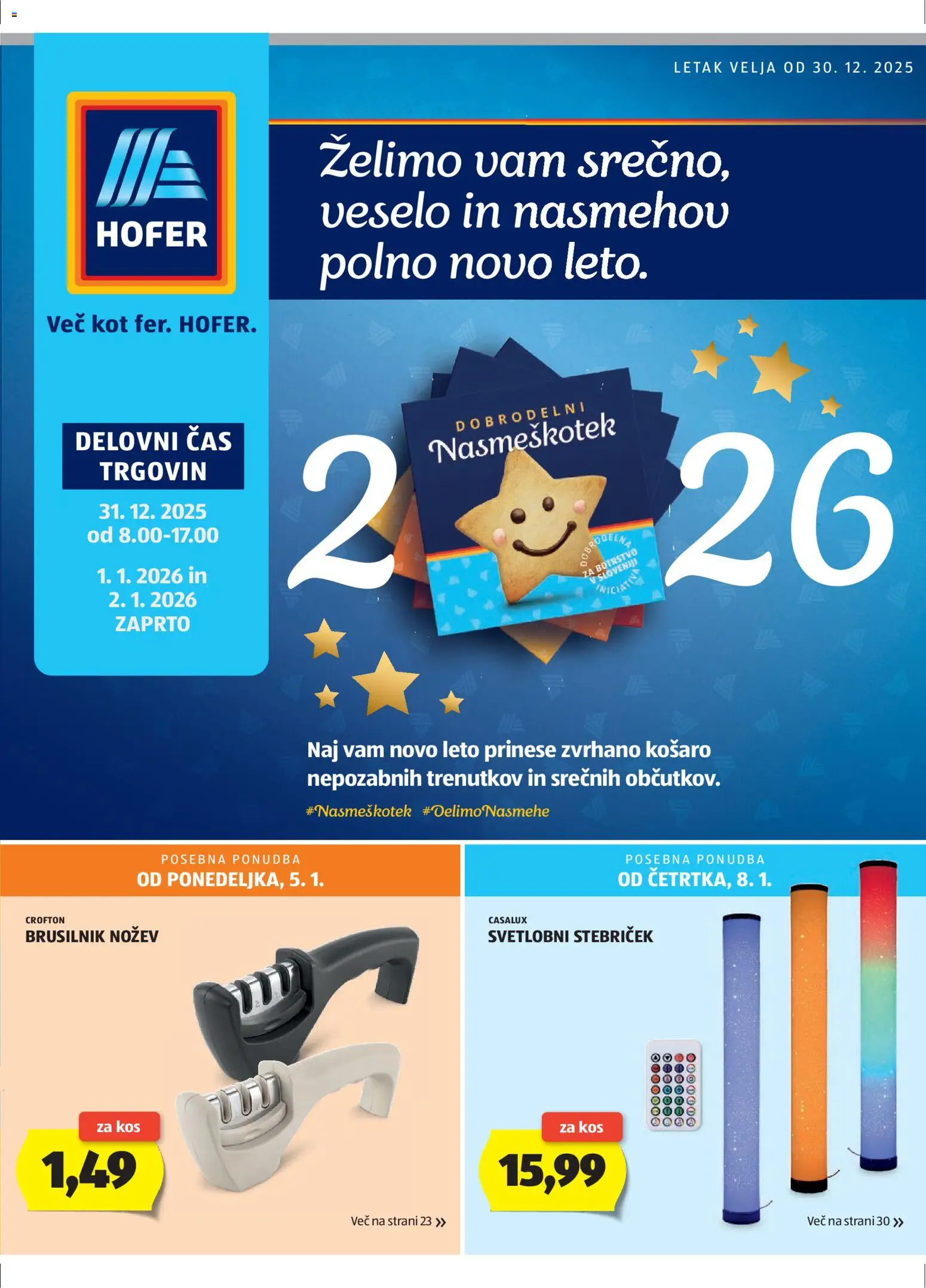 Hofer SI - Katalog - stranica 1- važeći od 30.12.2025
