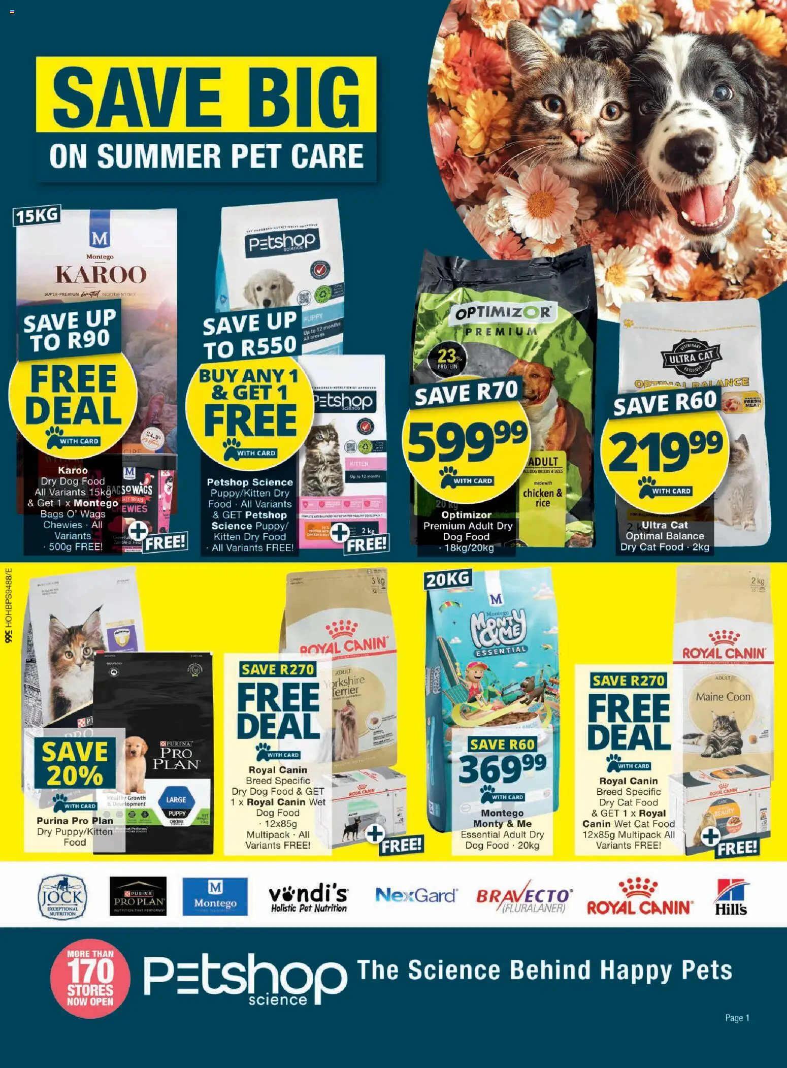 Checkers - Petshop Science January Month-End Promotion - page 1- valid from 19/01/2026