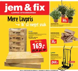 Forhåndsvisning Jem & fix - Tilbudsavis gyldig fra 02/11/2025