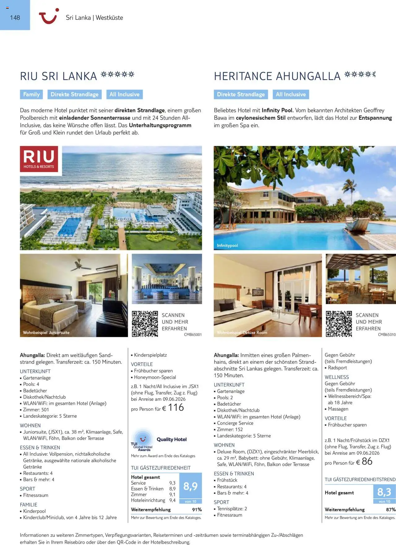 TUI Prospekt  Asien, Afrika, Orient & Indischer Ozean 2025/26 	 - Seite 148 - gültig ab 01.11.2025
