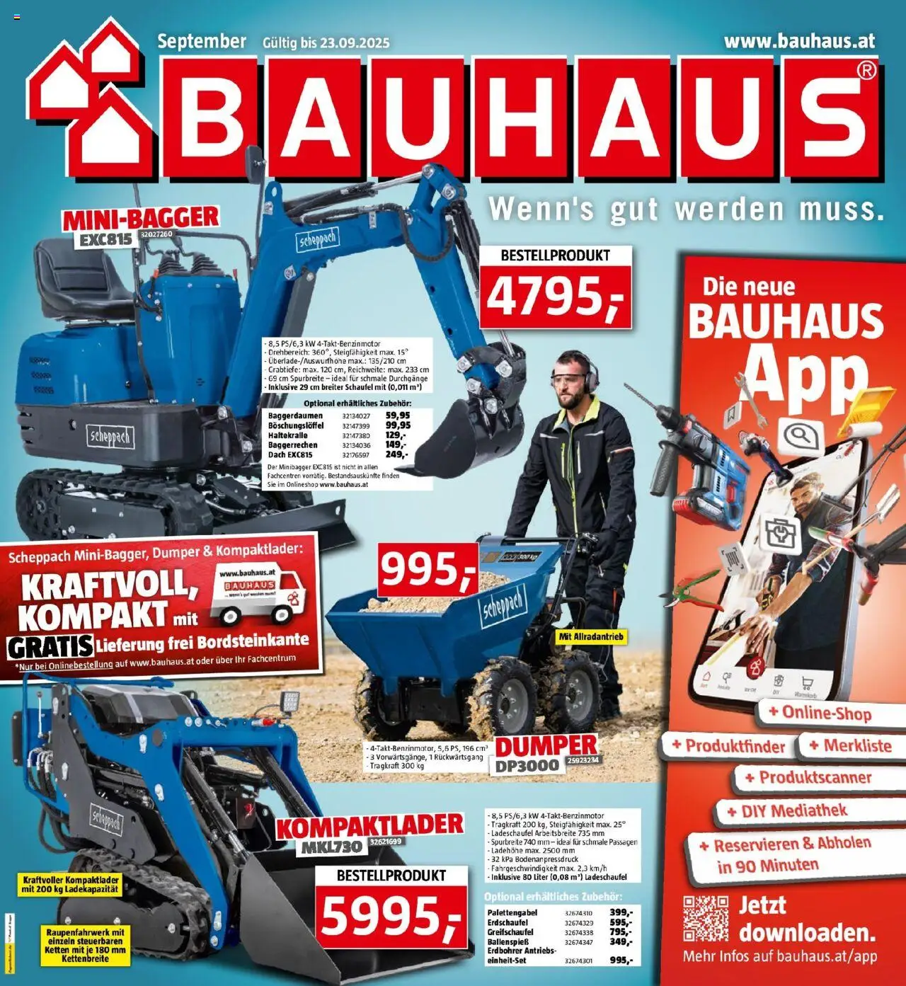 Bauhaus Prospekt aktuell - Seite 1- gültig ab 02.09.2025