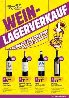 Vorschau TopCC Aktionen Weinlagerverkauf gültig ab 05.01.2026