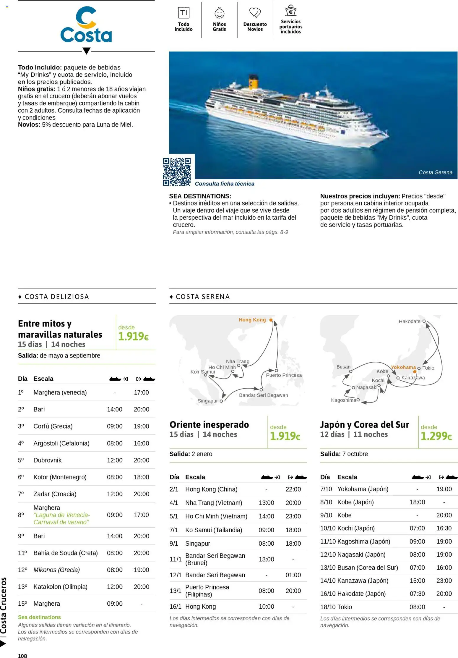 Viajes El Corte Inglés Cruceros marítimos - Página de 109 - Válido desde 01/01/2026