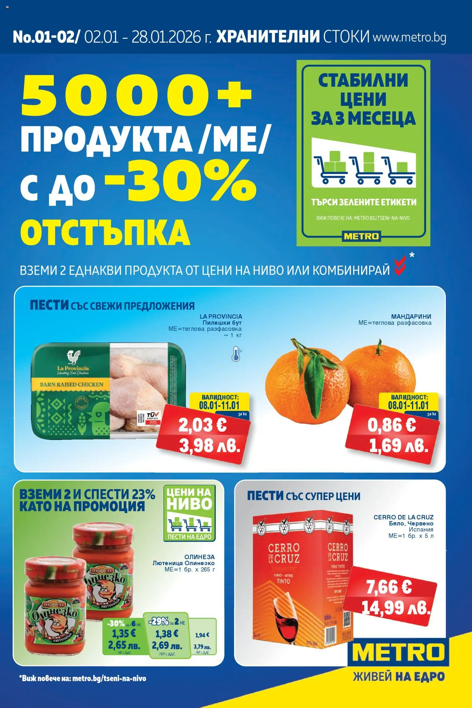 METRO брошура - страница 1- валиден от 08.01.2026